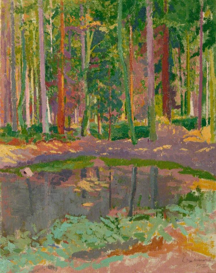 Malcolm Drummond - Bewaldeter Teich - Wooded Pond